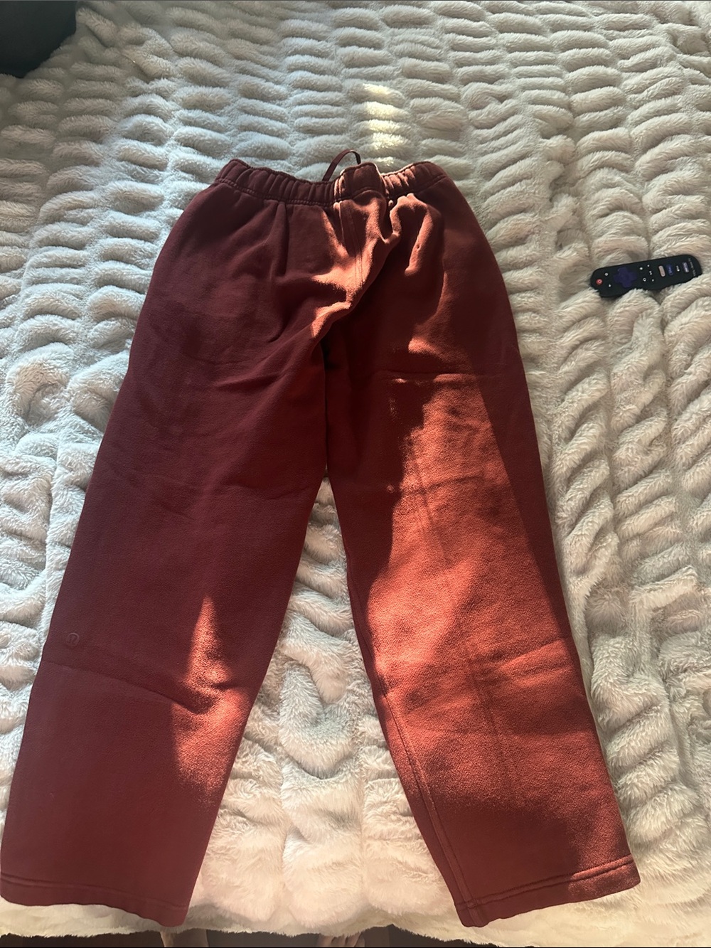 Women’s Lululemon Burgandy Rust Red Pull-On Scuba Sweatpants Small - Picture 5 of 7